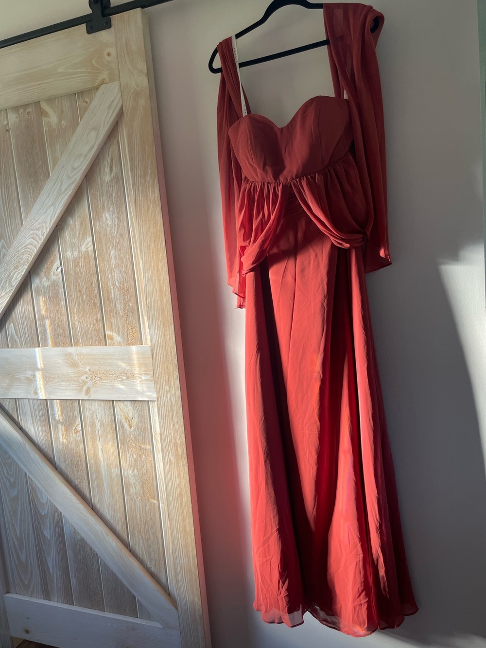 Azazie Red Strapless Dress